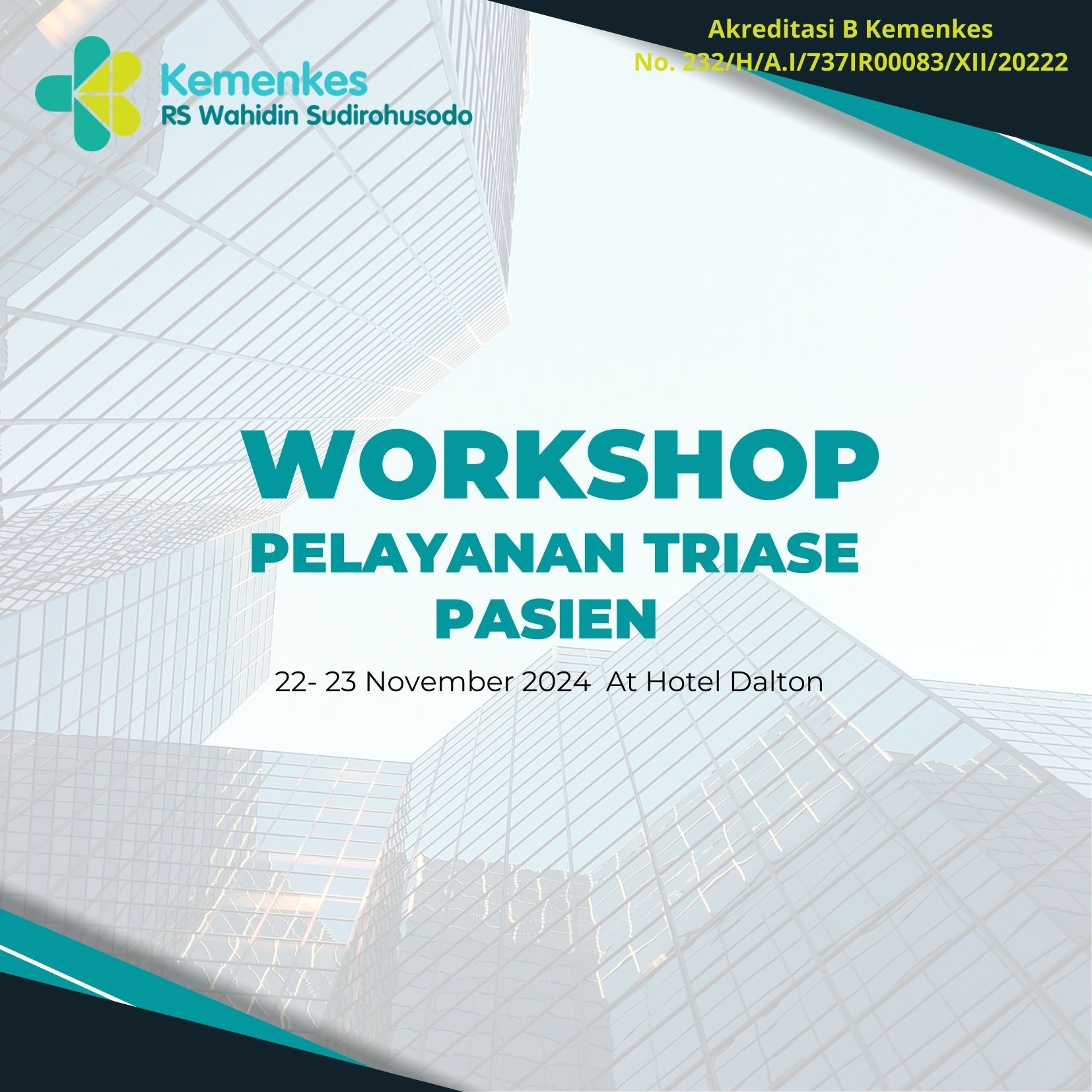 WORKSHOP PELAYANAN TRIASE PASIEN