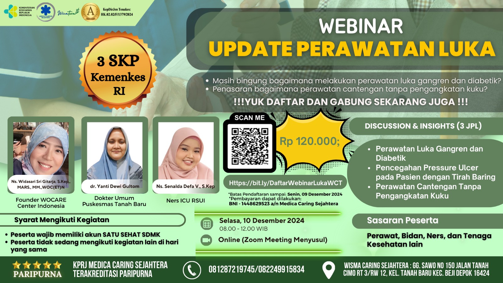 WEBINAR UPDATE PERAWATAN LUKA