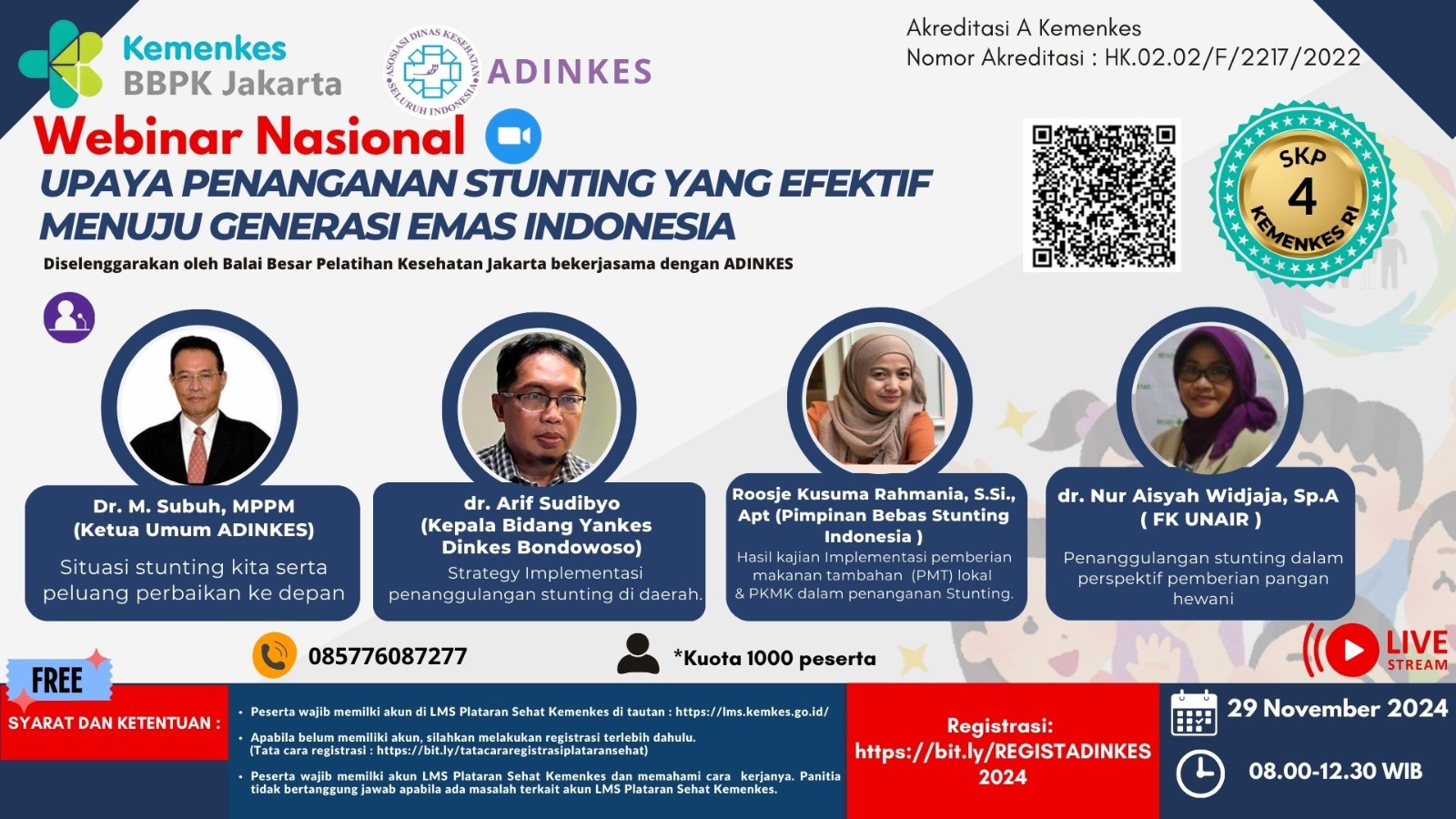 ADINKES - PERMASALAHAN STUNTING DI INDONESIA UNTUK MENCAPAI GENERASI EMAS 2045