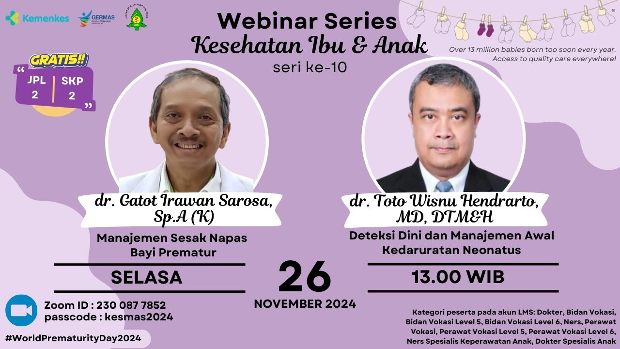 Webinar Series Kesehatan Ibu dan Anak (Seri-10)