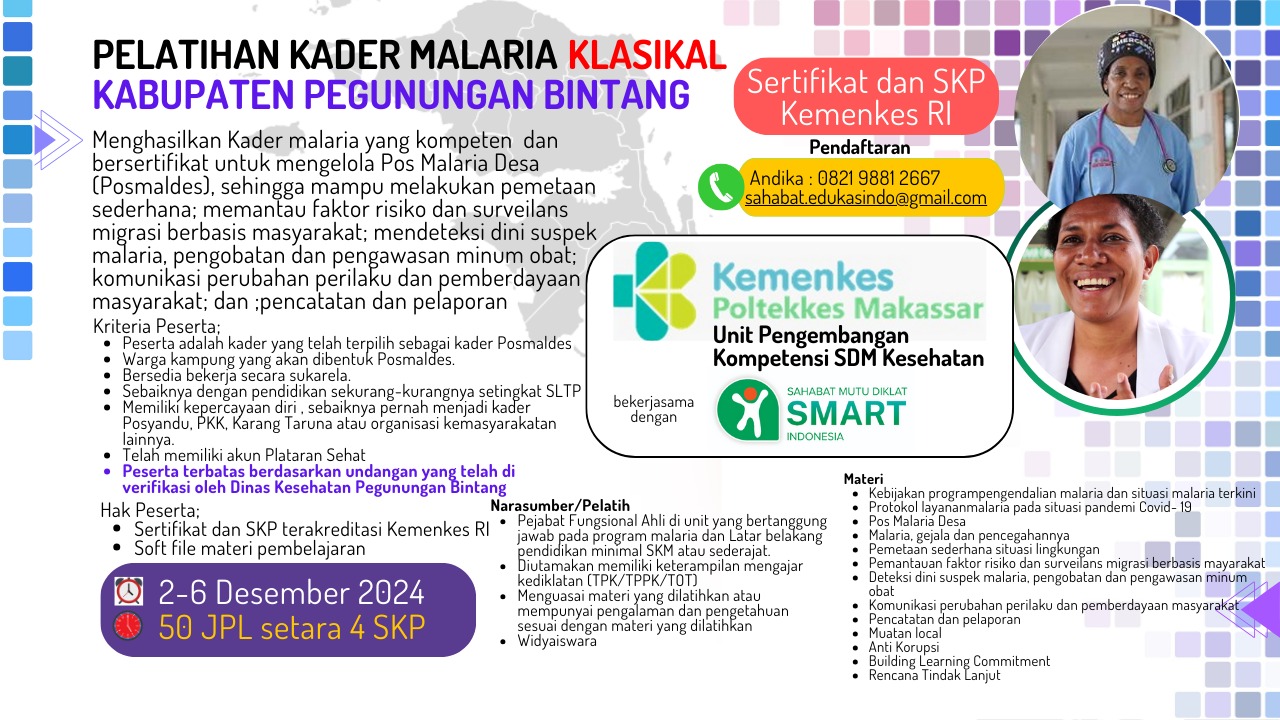 Pelatihan Kader Malaria