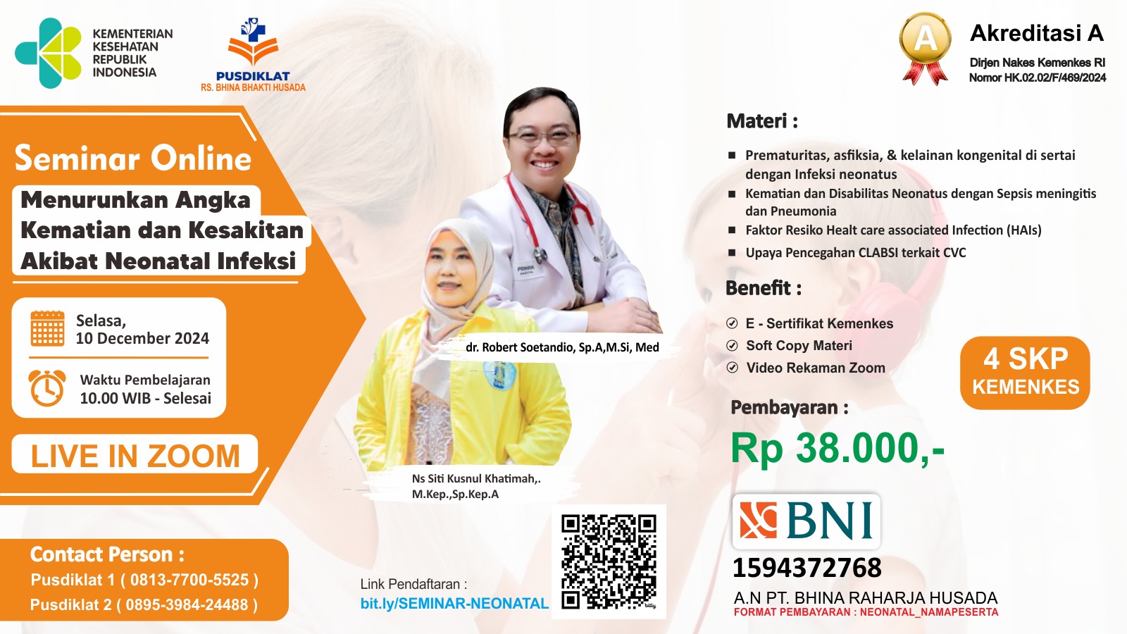 Menurunkan Angka Kematian dan Kesakitan  Akibat Neonatal Infeksi
