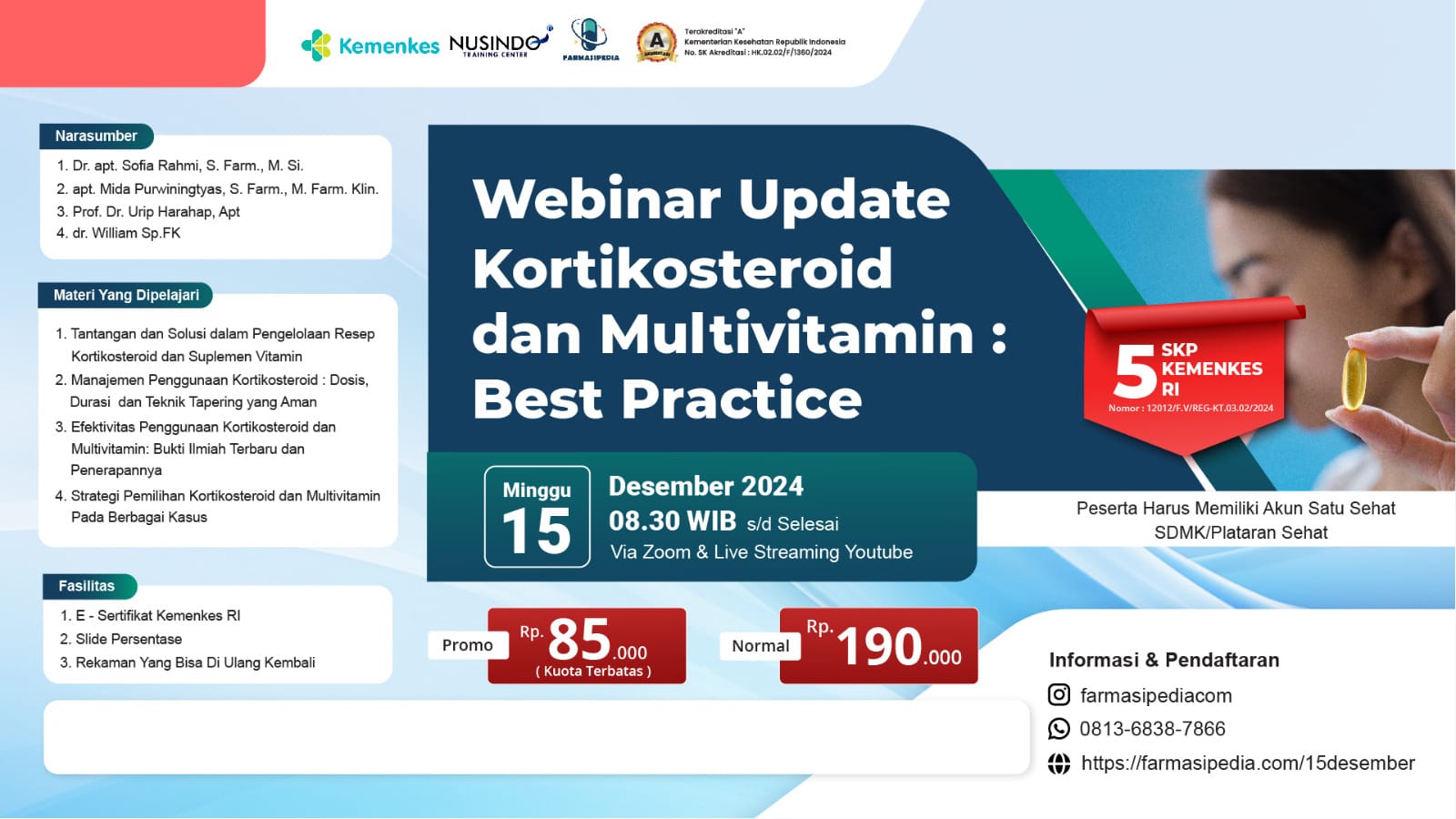 Update Kortikosteroid dan Multivitamin Best Practice