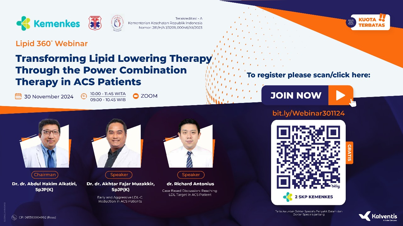 Lipid 360 Webinar Transforming Lipid Lowering Therapy Through the Power Combination Therapy in ACS Patients