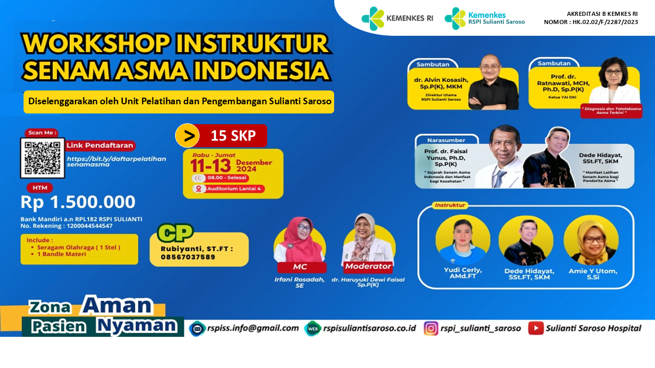 WORKSHOP INSTRUKTUR SENAM ASMA INDONESIA