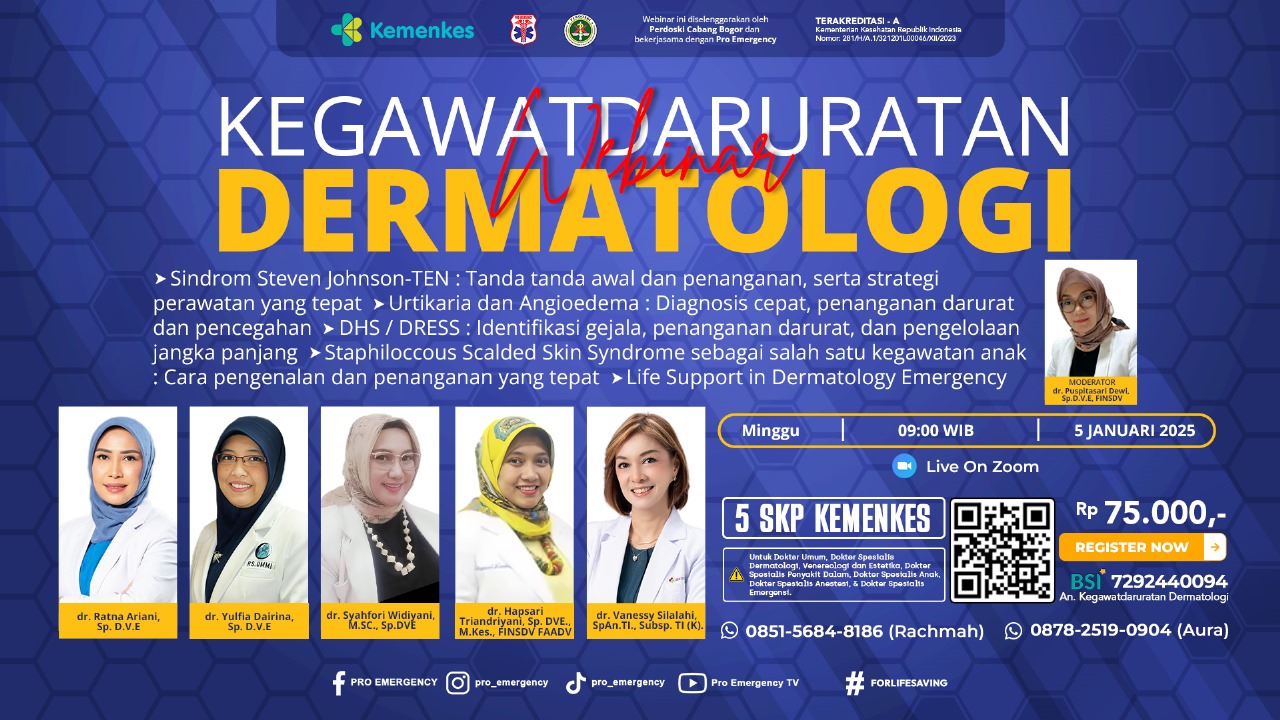 Webinar Kegawatdaruratan Dermatologi