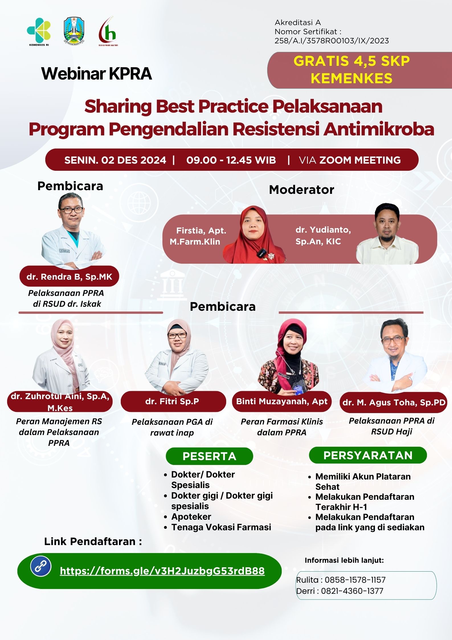 Sharing Best Practice Pelaksanaan Program Pengendalian Resistensi Antimikroba