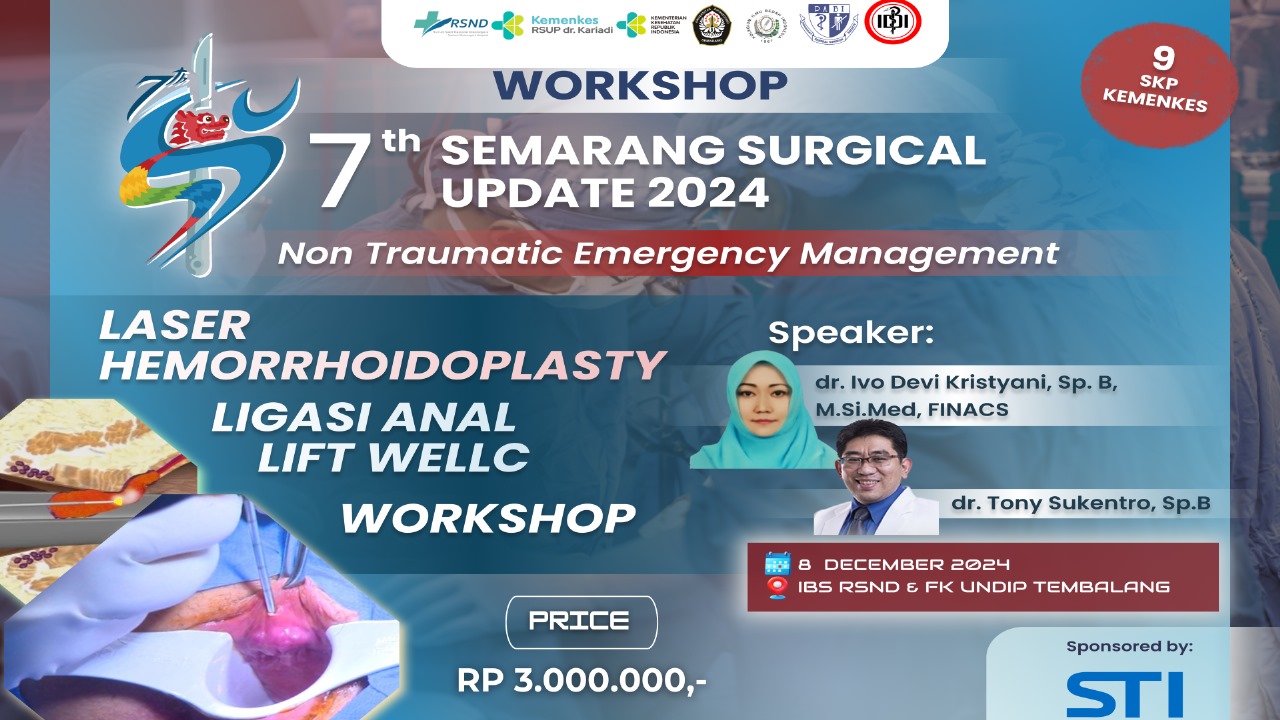 Workshop Laser Hemorrhoidoplasty and Ligasi Anal Lift Well-C