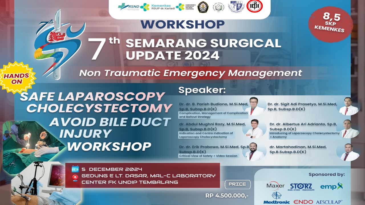 Workshop Safe Laparoscopy Cholecystectomy, Avoid Bile Duct Injury