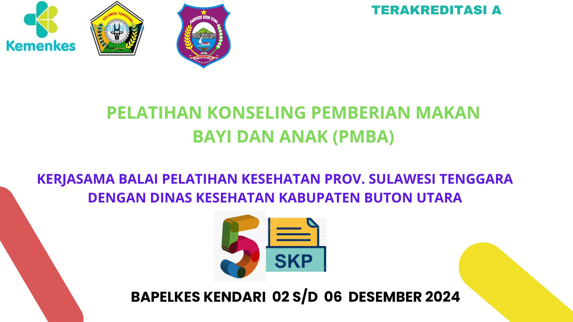  PELATIHAN KONSELING  PEMBERIAN MAKAN BAYI DAN ANAK (PMBA)
