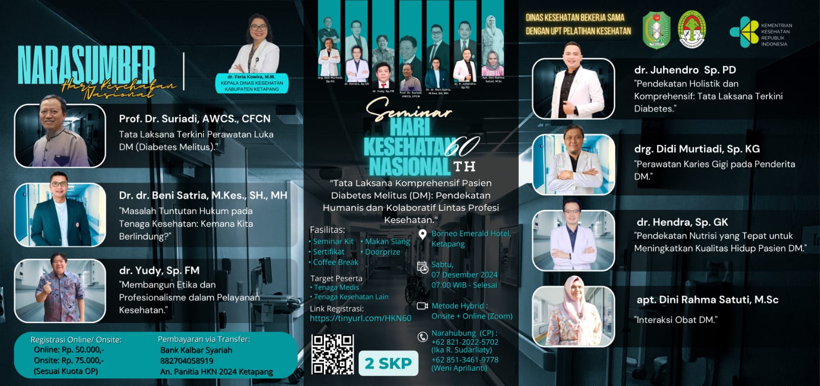 Seminar Tata Laksana Komprehensif Pasien Diabetes Melitus (DM) Pendekatan Humanis dan Kolaboratif Lintas Profesi Kesehatan