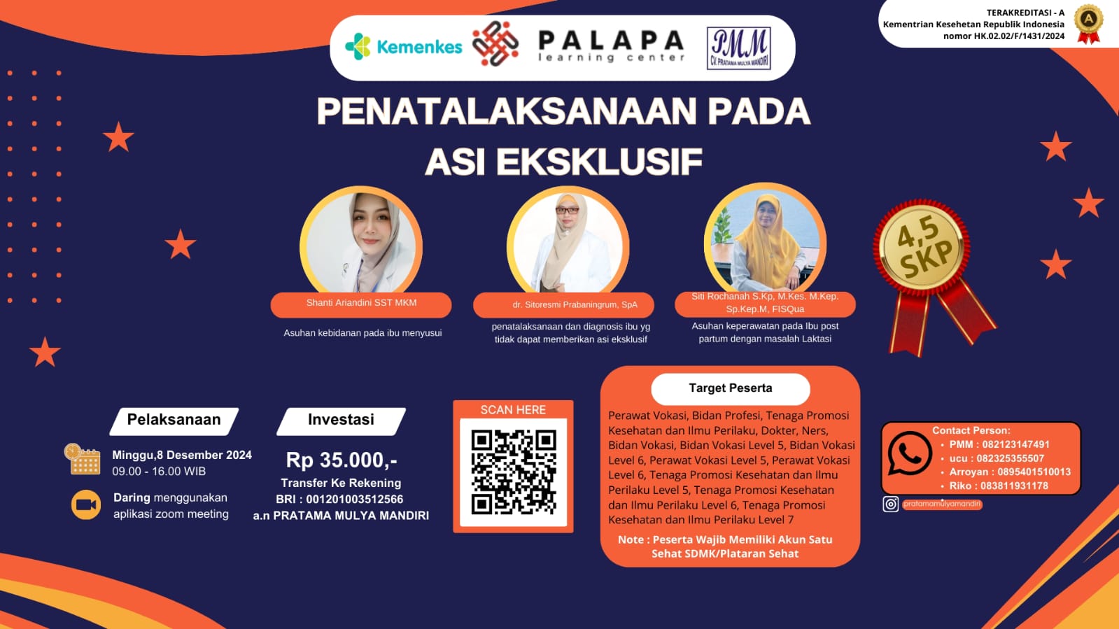 Webinar Penatalaksanaan Pada Asi Ekslkusif