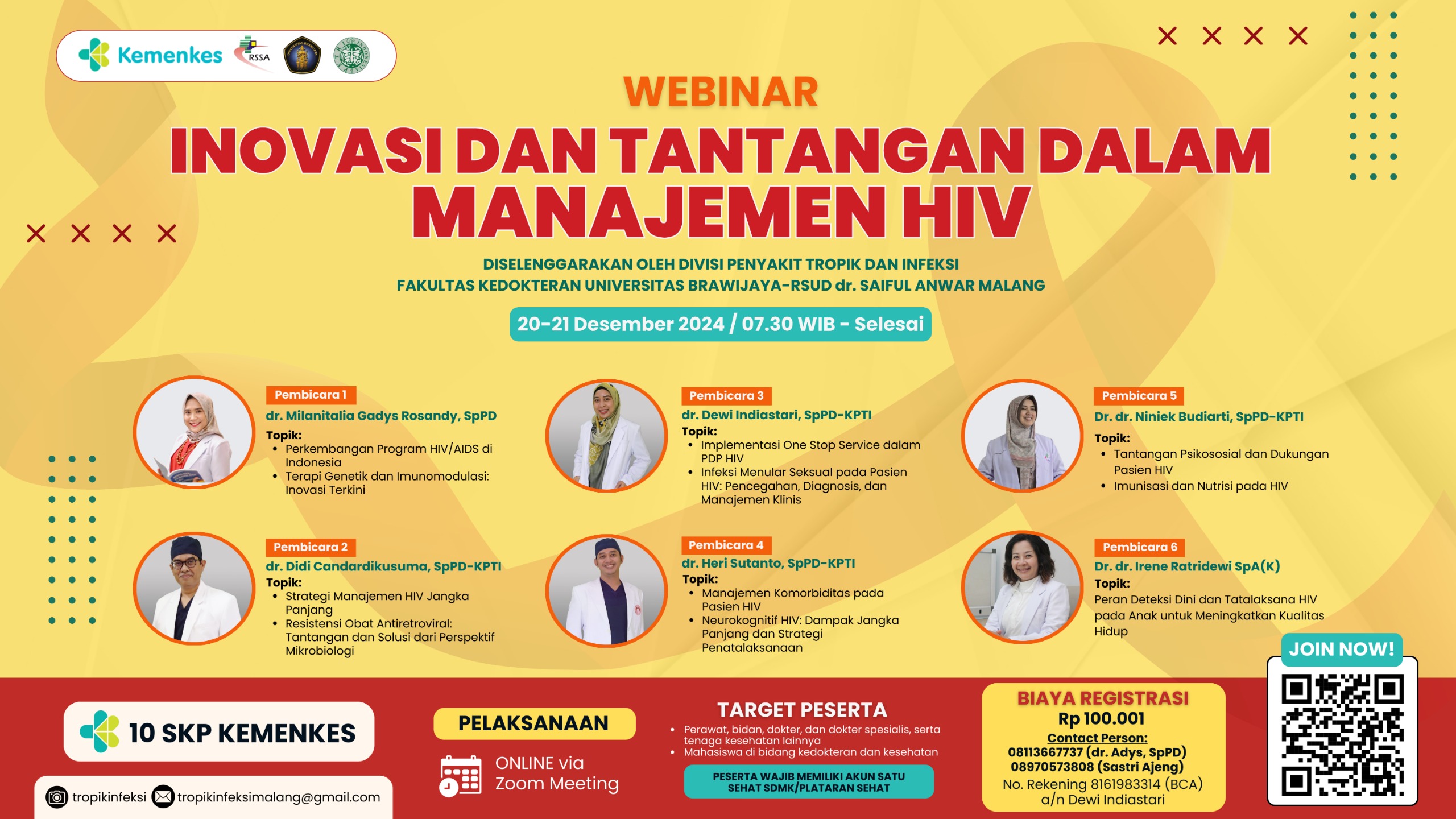 WEBINAR Inovasi dan Tantangan dalam Manajemen HIV/AIDS