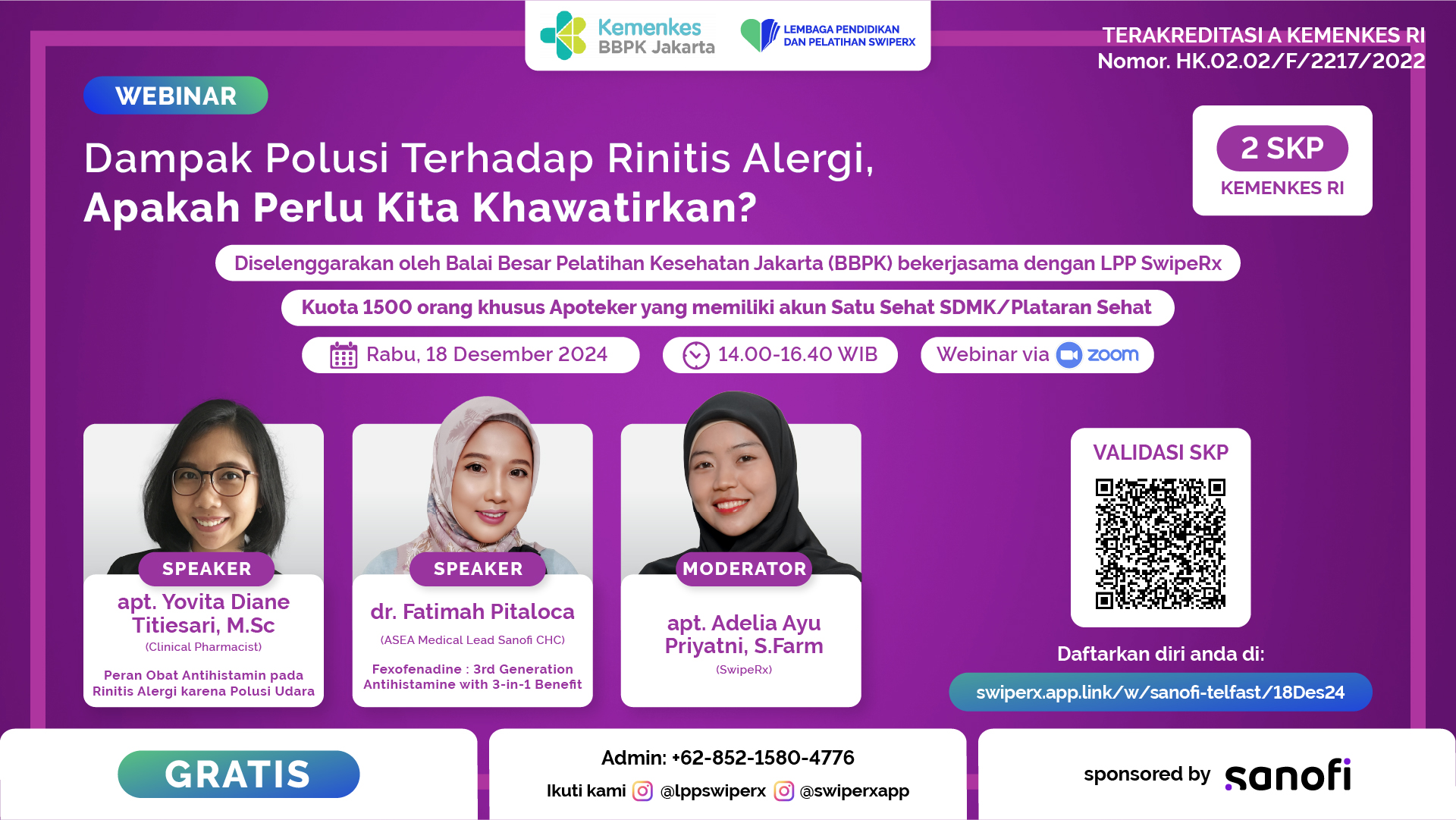 SwipeRx - Dampak Polusi Terhadap Rinitis Alergi, apakah perlu kita khawatirkan