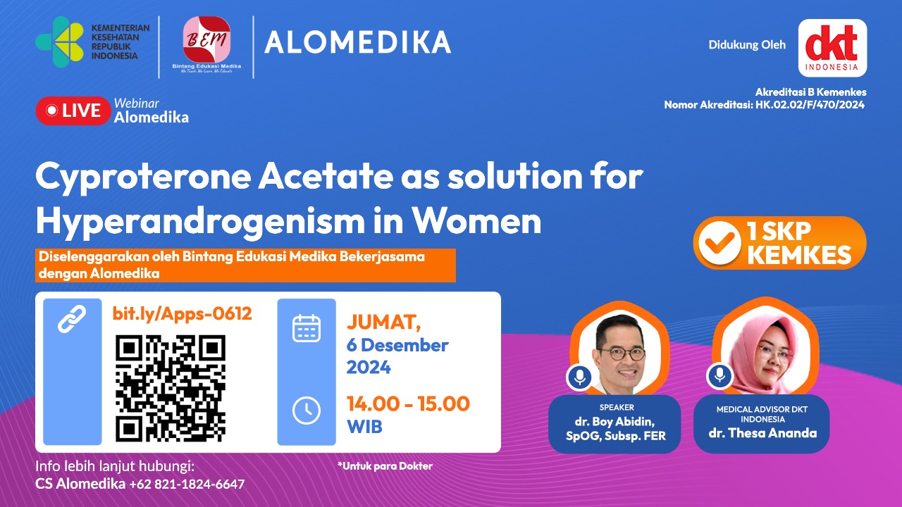 ALOMEDIKA WEBINAR - CYPROTERONE ACETATE AS SOLUTION FOR HYPERANDROGENISM IN WOMEN