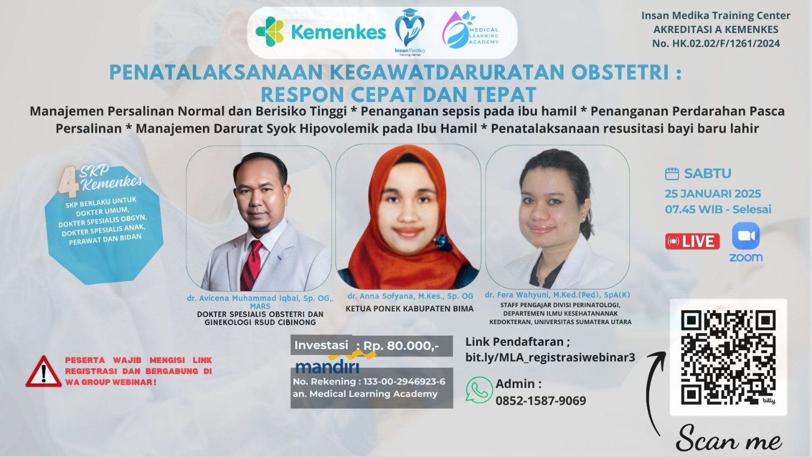 Webinar Penatalaksanaan Kegawatdaruratan Obstetri - Respon Cepat dan Tepat