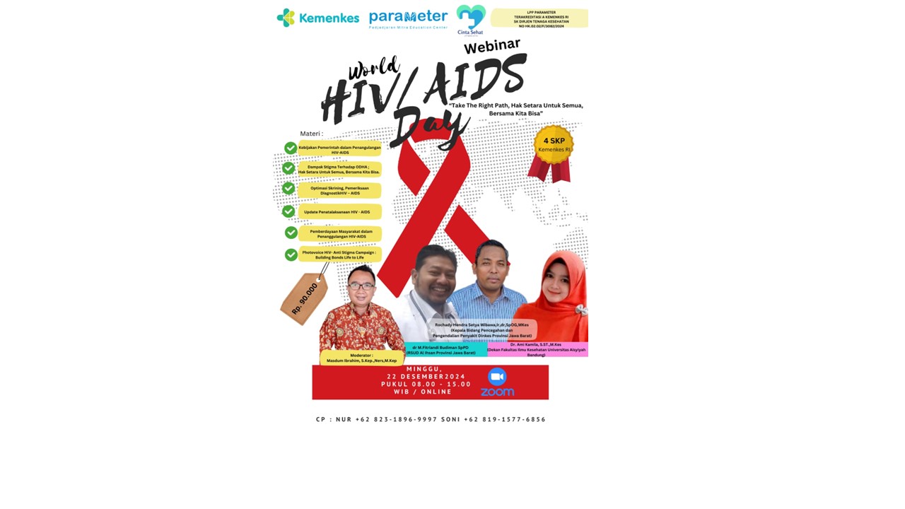 WEBINAR HARI HIV  AIDS SEDUNIA 2024