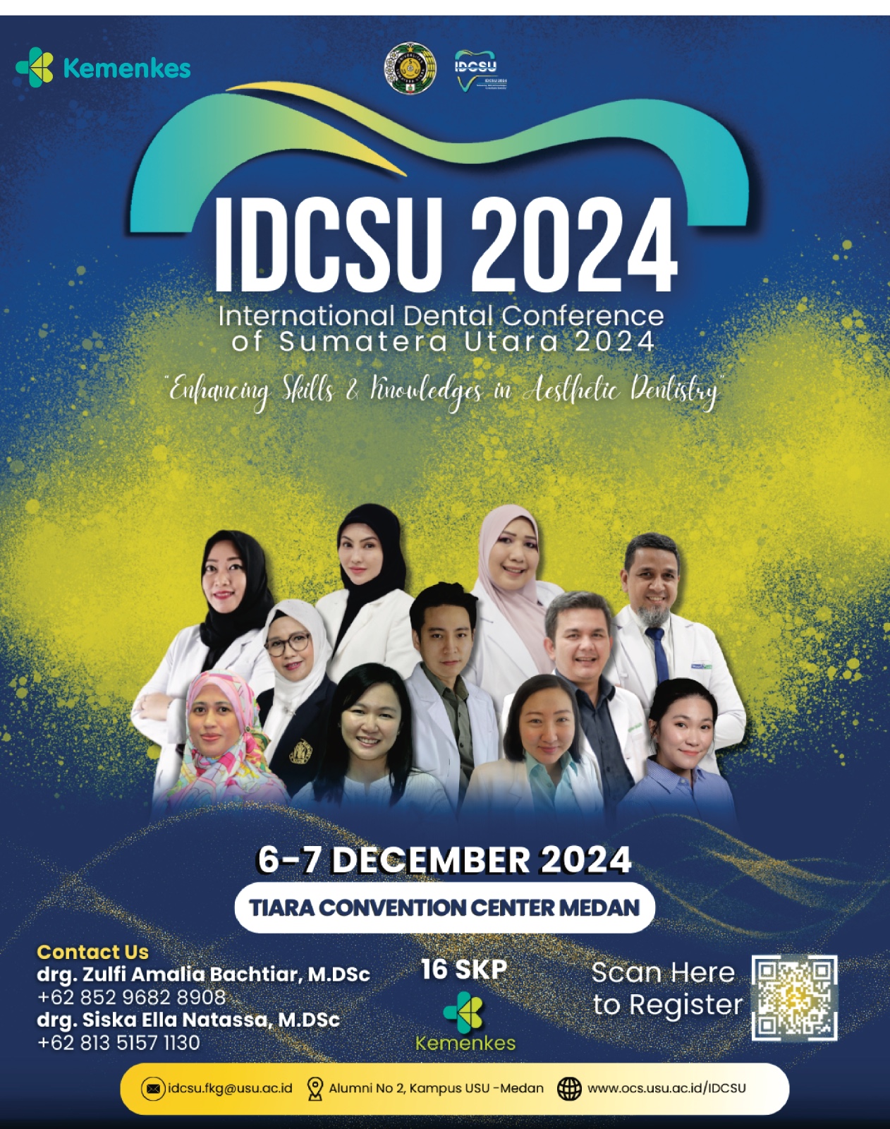 KONFERENSI INTERNASIONAL 4TH INTERNATIONAL DENTAL CONFERENCE OF SUMATERA UTARA (IDCSU) 2024