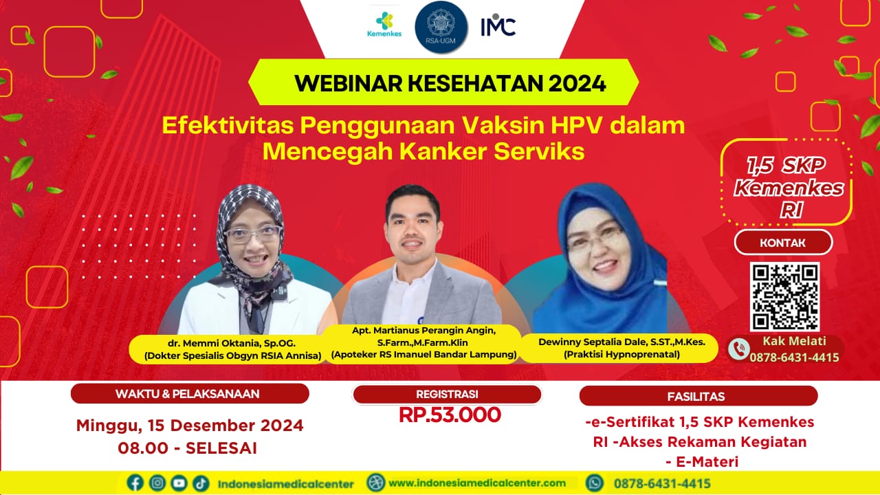 Efektivitas Penggunaan Vaksin Hpv Dalam Mencegah Kanker Serviks