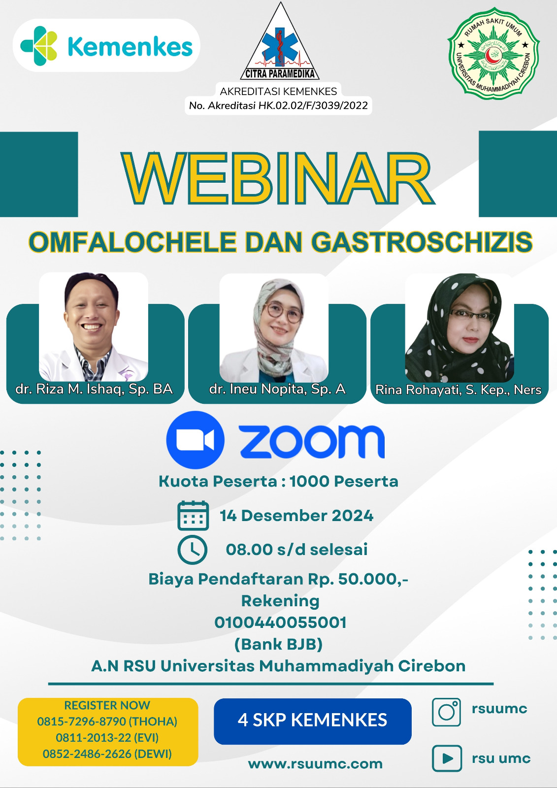 WEBINAR PERAWATAN OMFALOCHELE DAN GASTROSCHIZIS