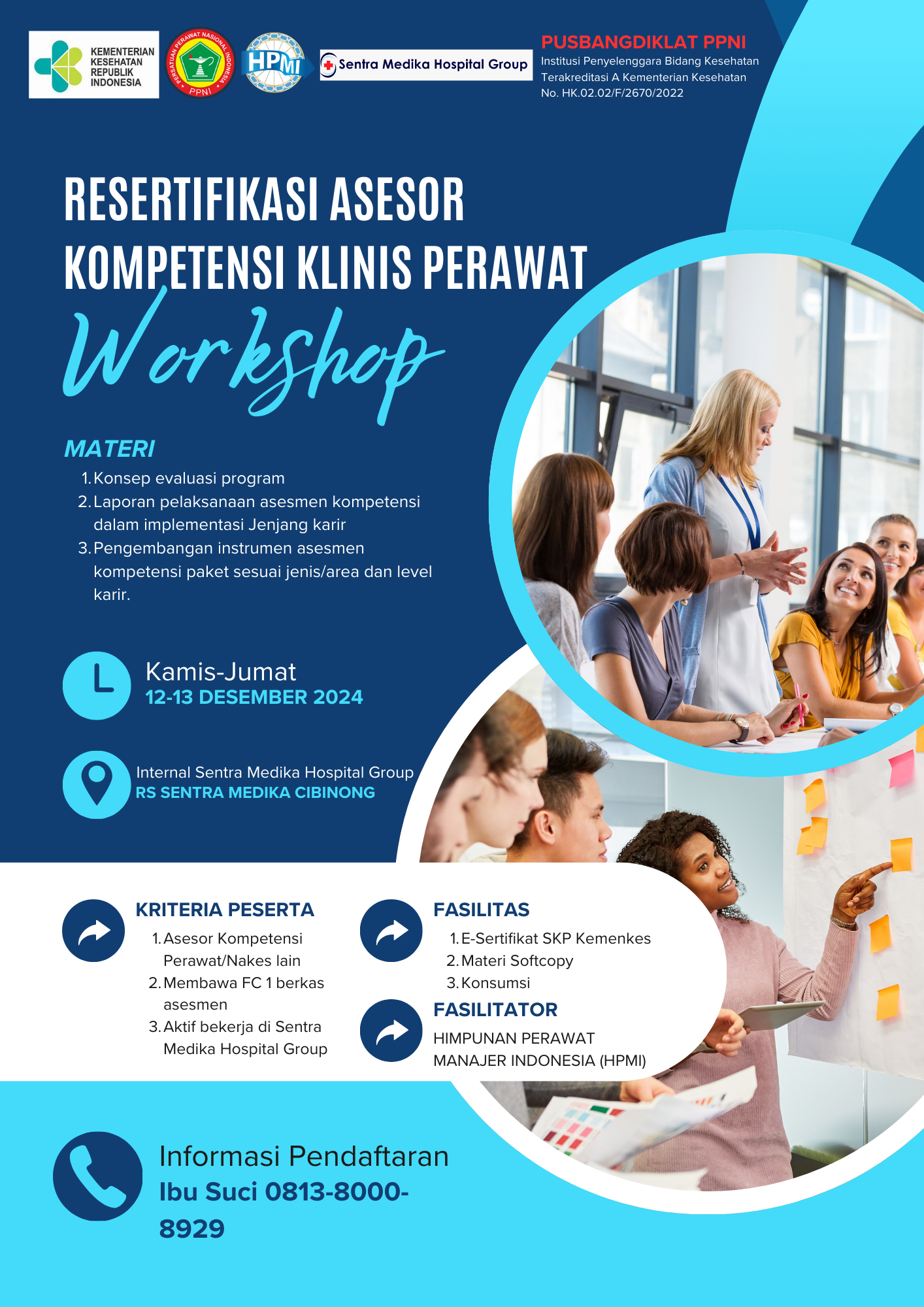 13214-Workshop Resertifikasi Asesor Kompetensi Klinis di RS Sentra Medika Cibinong