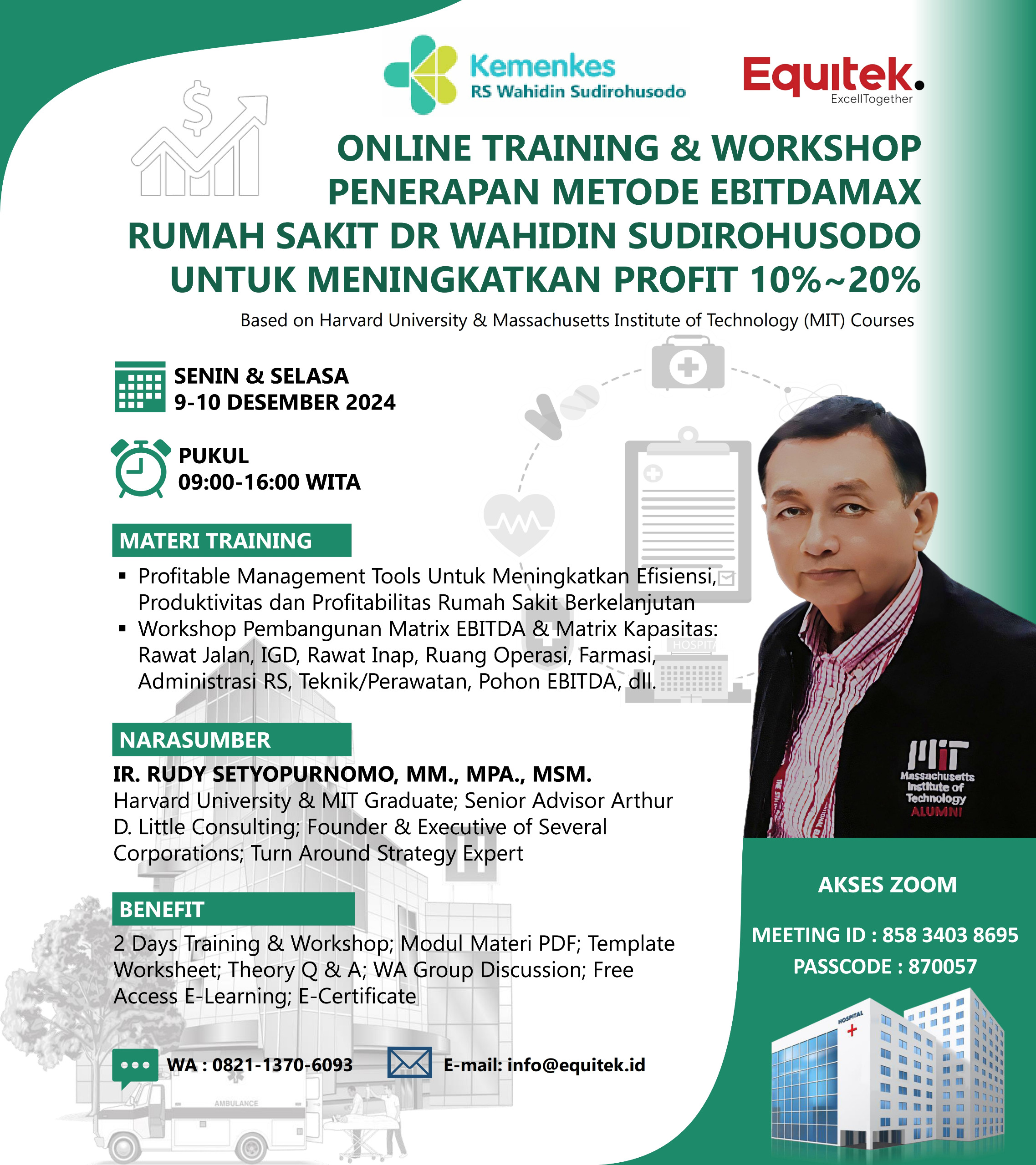 Workshop Peningkatan Kinerja Keuangan dan Operasional RS Wahidin Sudirohusodo Makassar