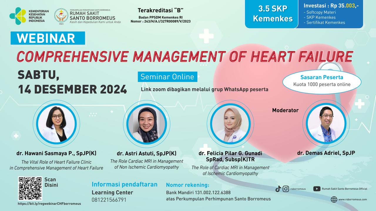 WEBINAR COMPREHENSIVE MANAGEMENT OF HEART FAILURE RS SANTO BORROMEUS