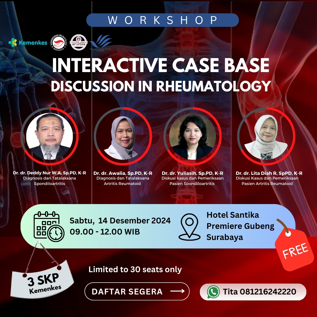 WORKSHOP INTERACTIVE CASE BASE DISCUSSION IN RHEUMATOLOGY