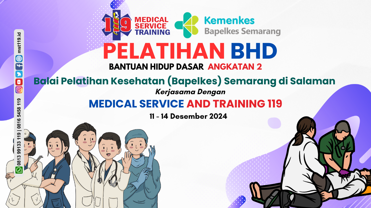 Pelatihan Bantuan Hidup Dasar (BHD) bagi Masyarakat Awam Angkatan 2 Balai Pelatihan Kesehatan (Bapelkes) Semarang di Salaman