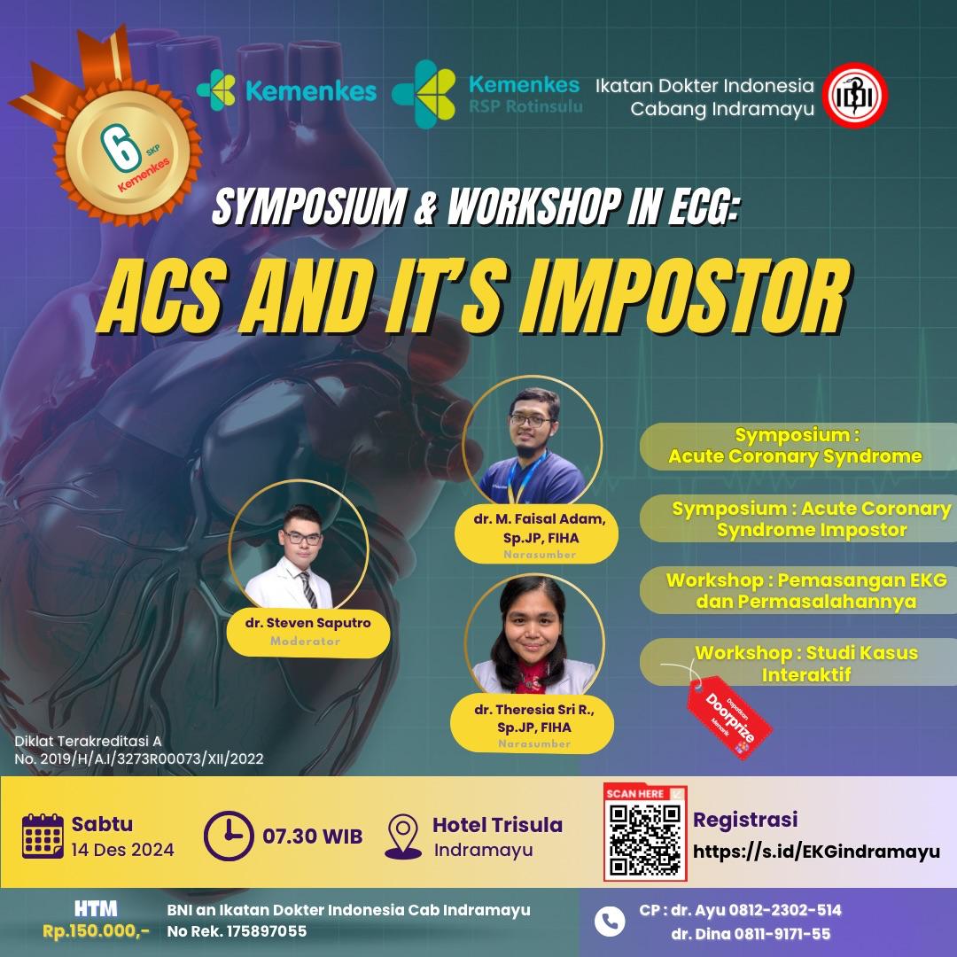 WORKSHOP ACUTE CORONARY SYNDROME (ACS) NON-ACUTE CORONARY SYNDROME