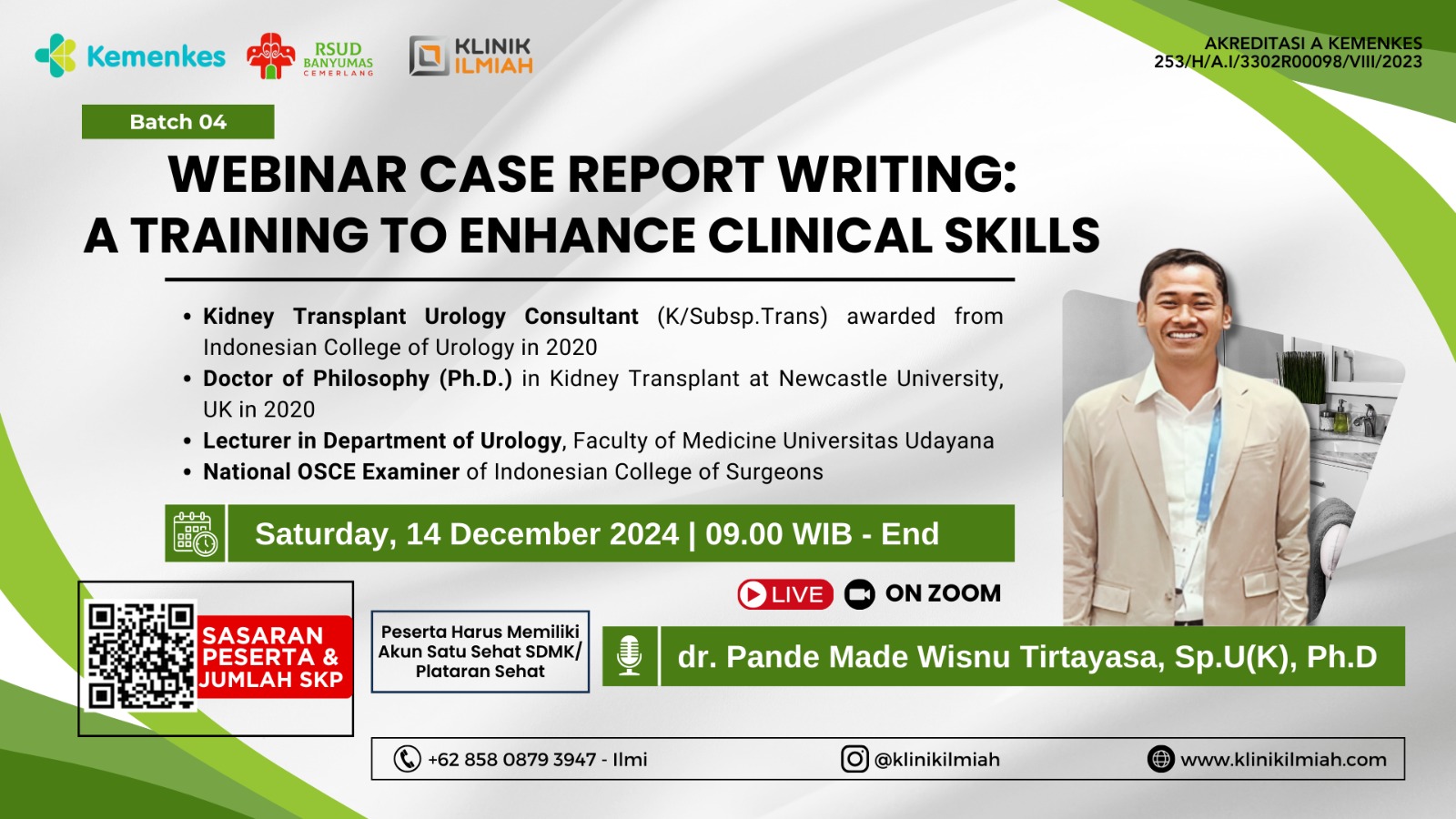  WEBINAR  Case Report Writing A Training to Enhance Clinical Skills