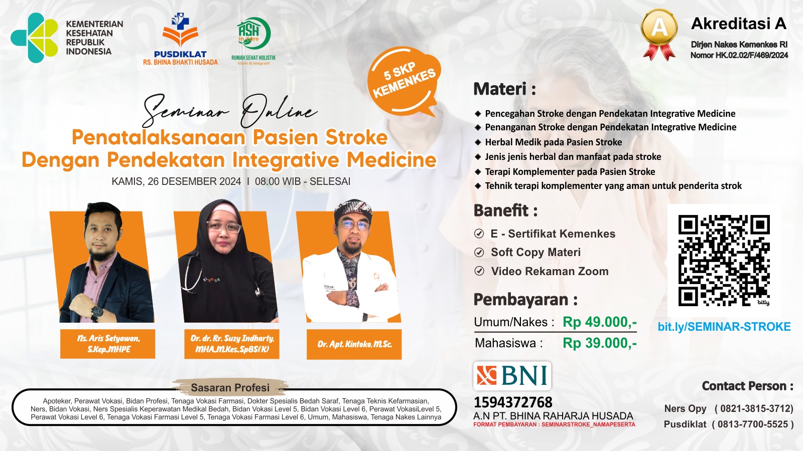 Penatalaksanaan Pasien Stroke dengan Pendekatan Integrative Medicine