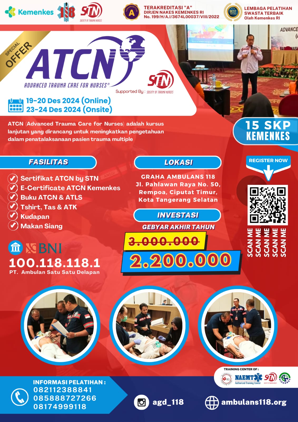 Workshop Advanced Trauma Care for Nurses (ATCN)