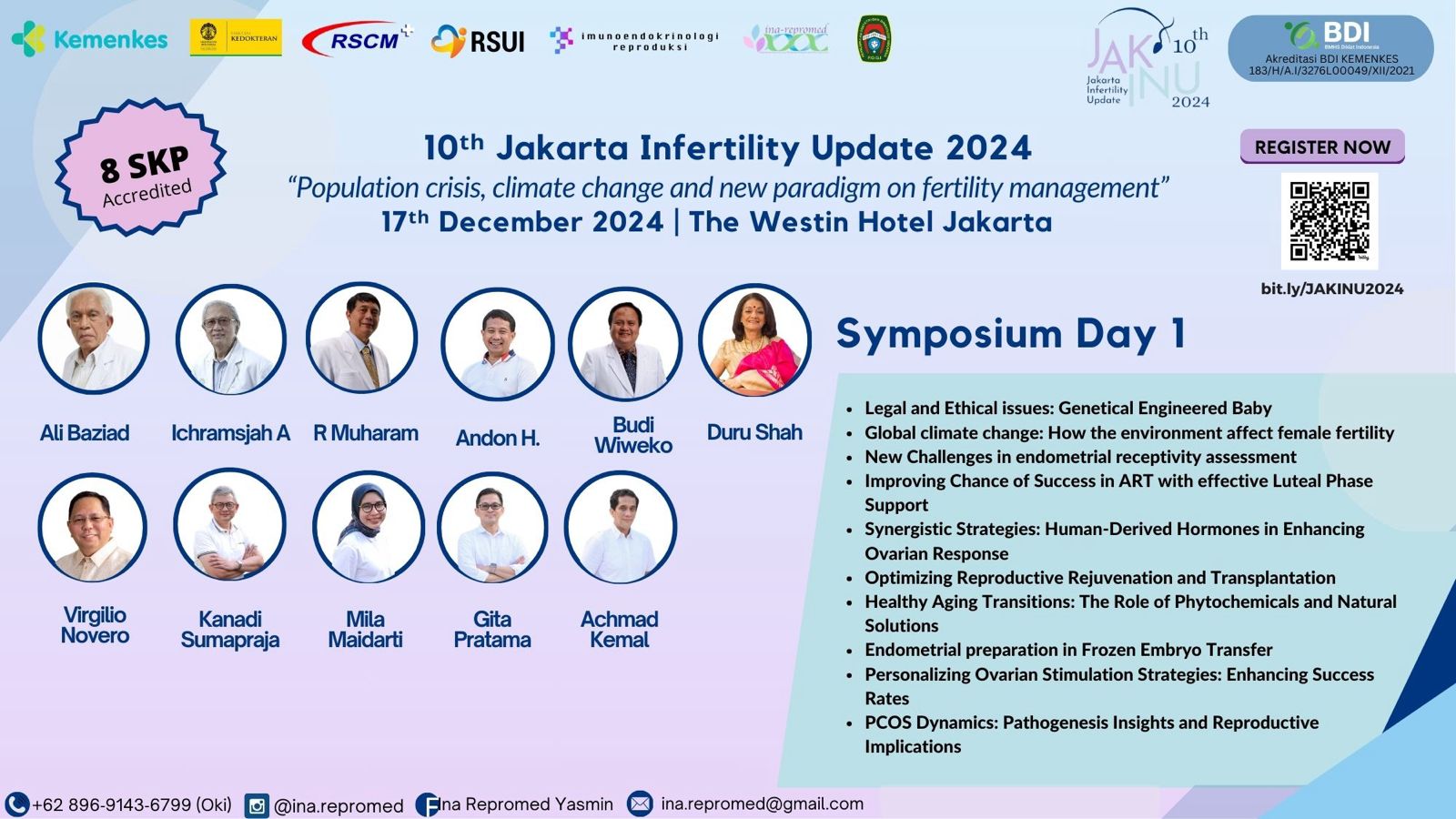 Konferensi The 10th Jakarta Infertility Update 2024 Day I
