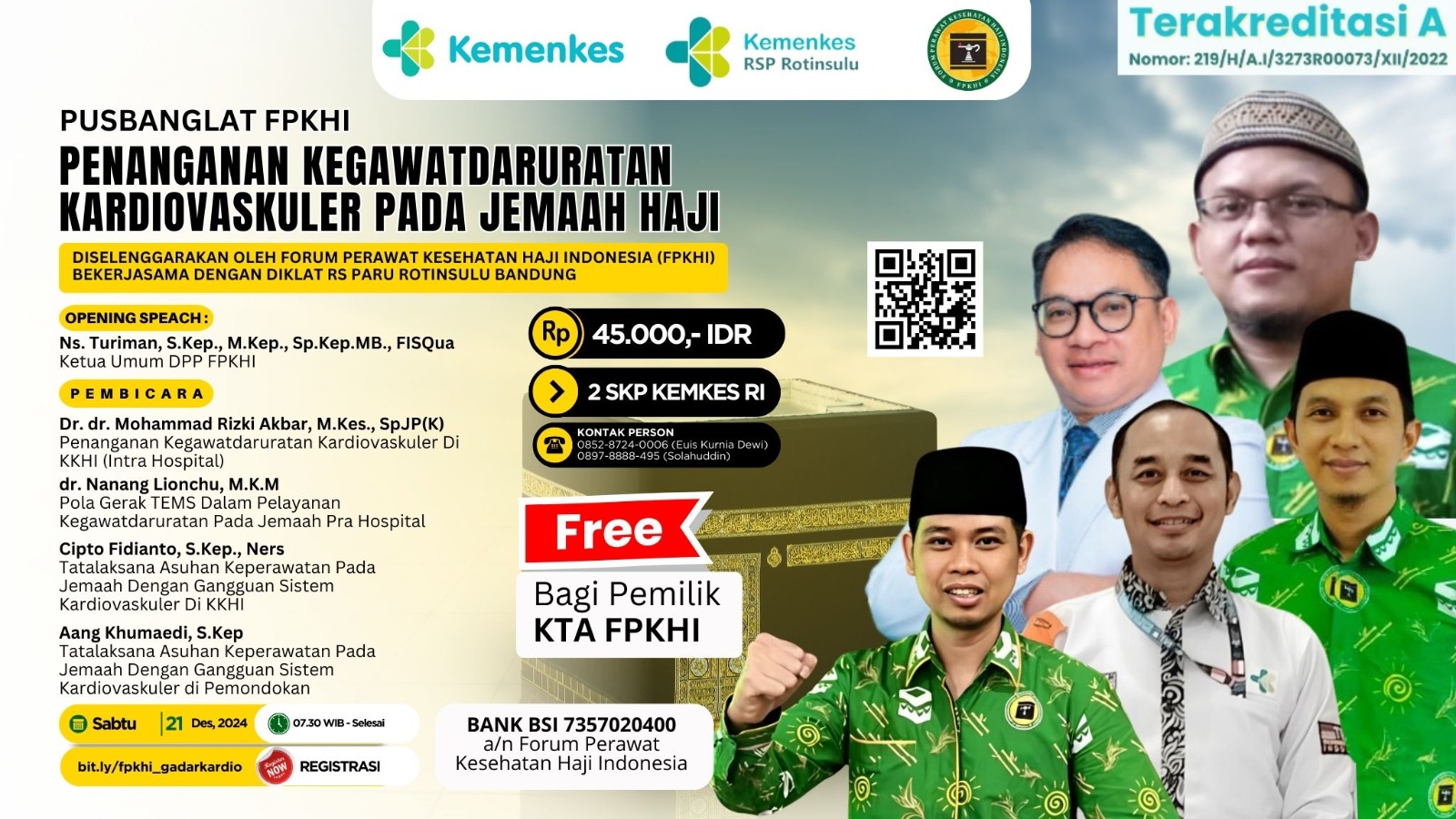 Webinar Kesehatan Haji Penanganan Kegawatdaruratan Kardiovaskuler pada Jemaah Haji