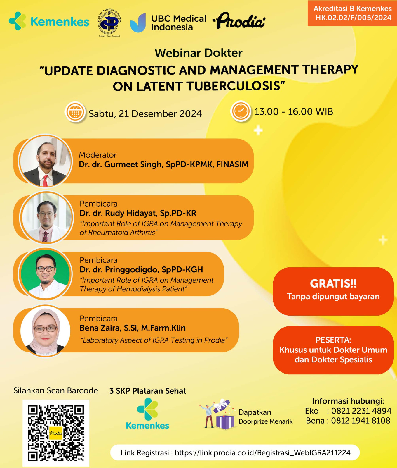 Webinar UPDATE DIAGNOSTIC AND MANAGEMENT THERAPY ON LATENT TUBERCULOSIS