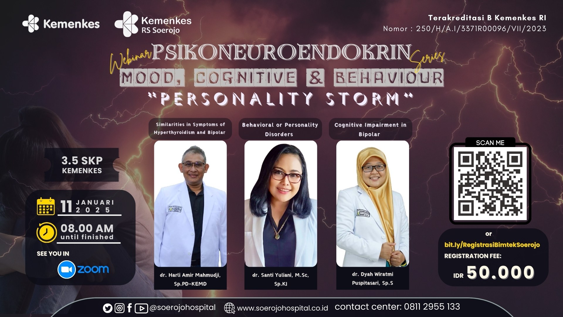 WEBINAR PSIKONEUROENDOKRIN III - PERSONALITY STORM
