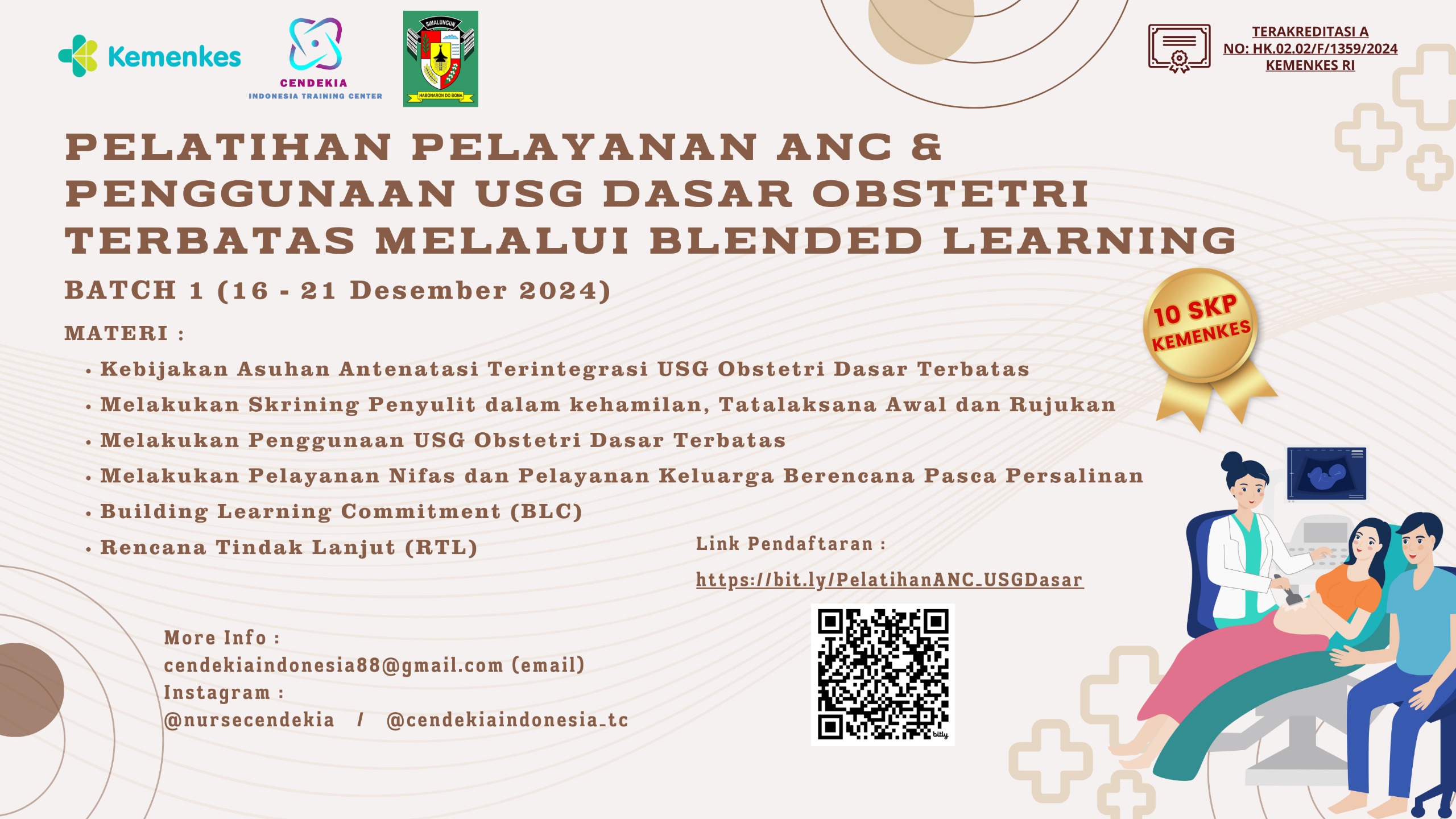 PELAYANAN ANC DAN PENGGUNAAN USG DASAR OBSTETRI TERBATAS BATCH 1
