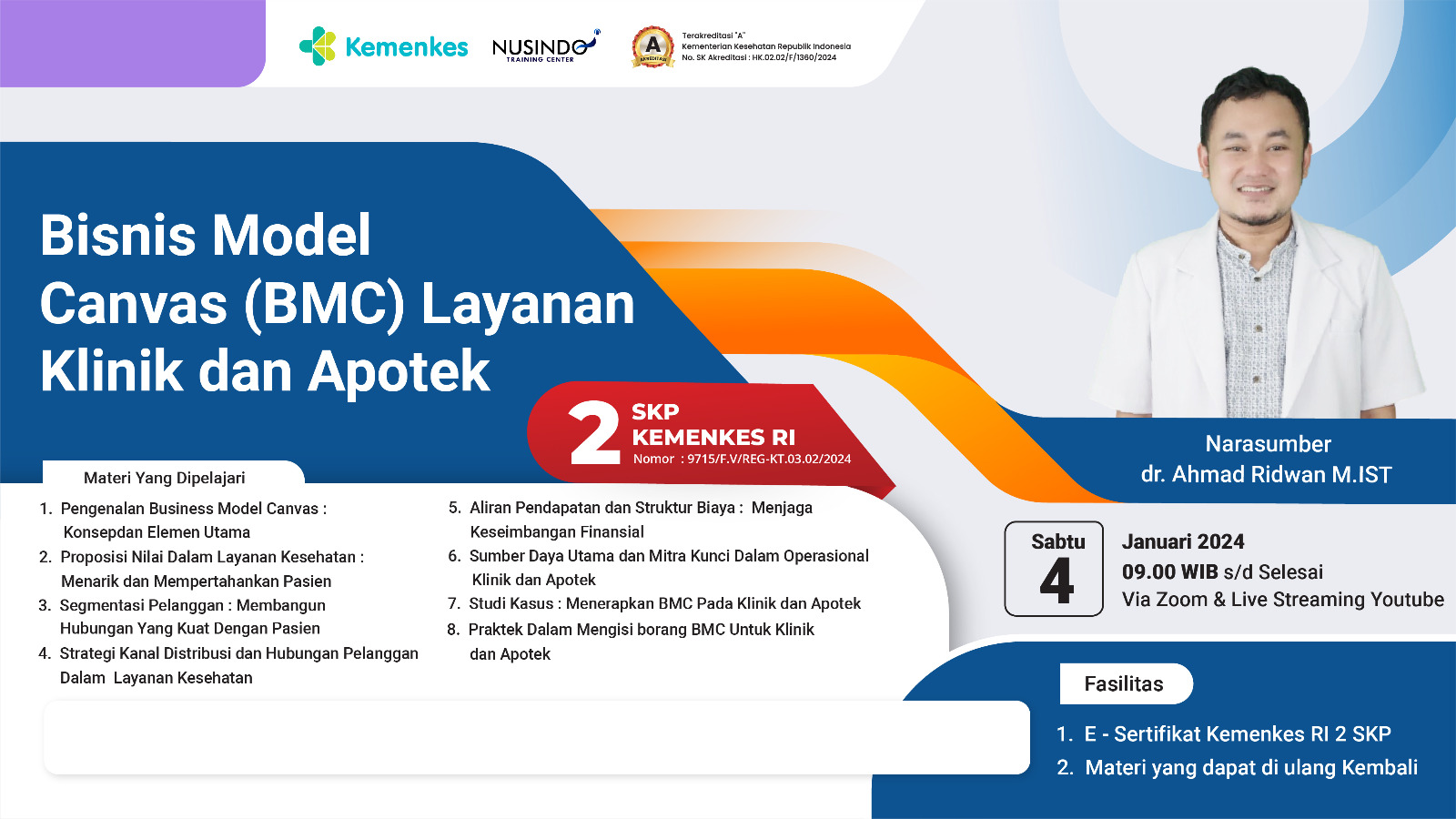 Bisnis Model Canvas (BMC) Layanan Klinik dan Apotek