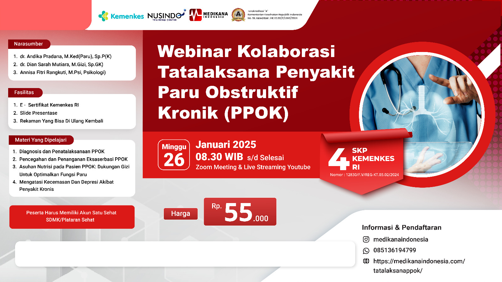 Kolaborasi Tatalaksana Penyakit Paru Obstruktif Kronik (PPOK)