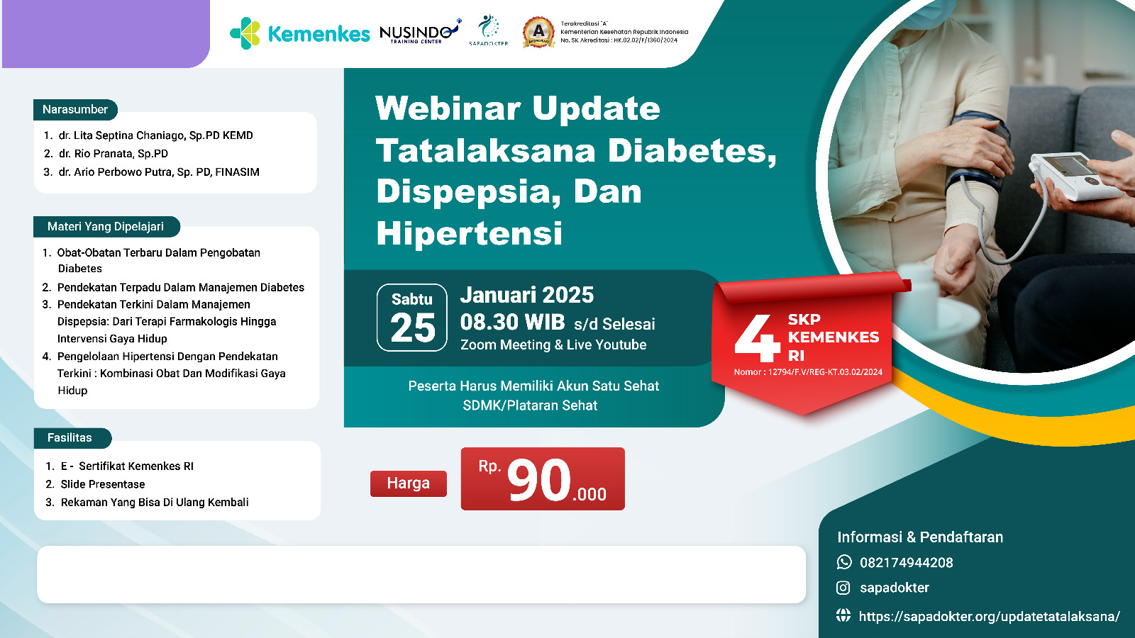 Update Tatalaksana Diabetes, Dispepsia, Dan Hipertensi