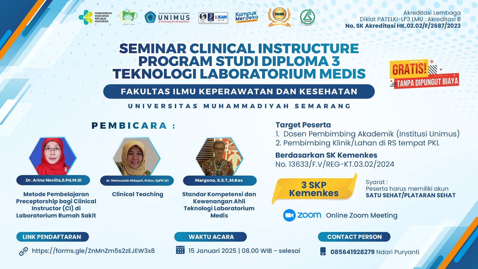 SEMINAR CLINICAL INSTRUKTUR_UNIVERSITAS MUHAMMADIYAH SEMARANG