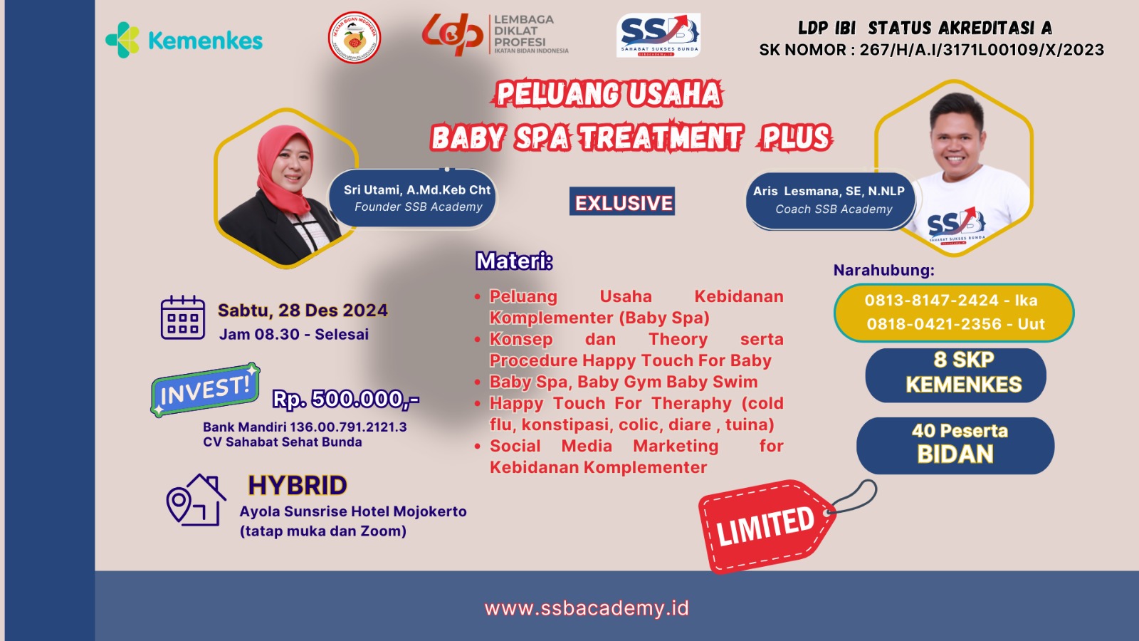 Peluang Usaha Baby Spa Treatment Plus Strategi Marketing Digital 2024