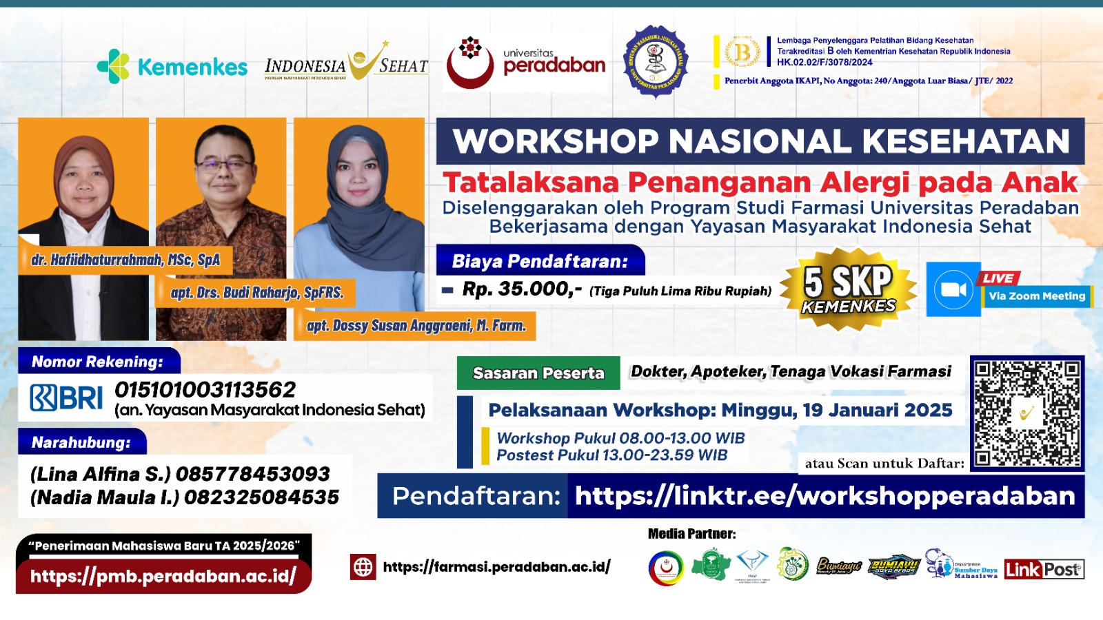 Workshop Nasional Kesehatan Tatalaksana Penanganan Alergi pada Anak