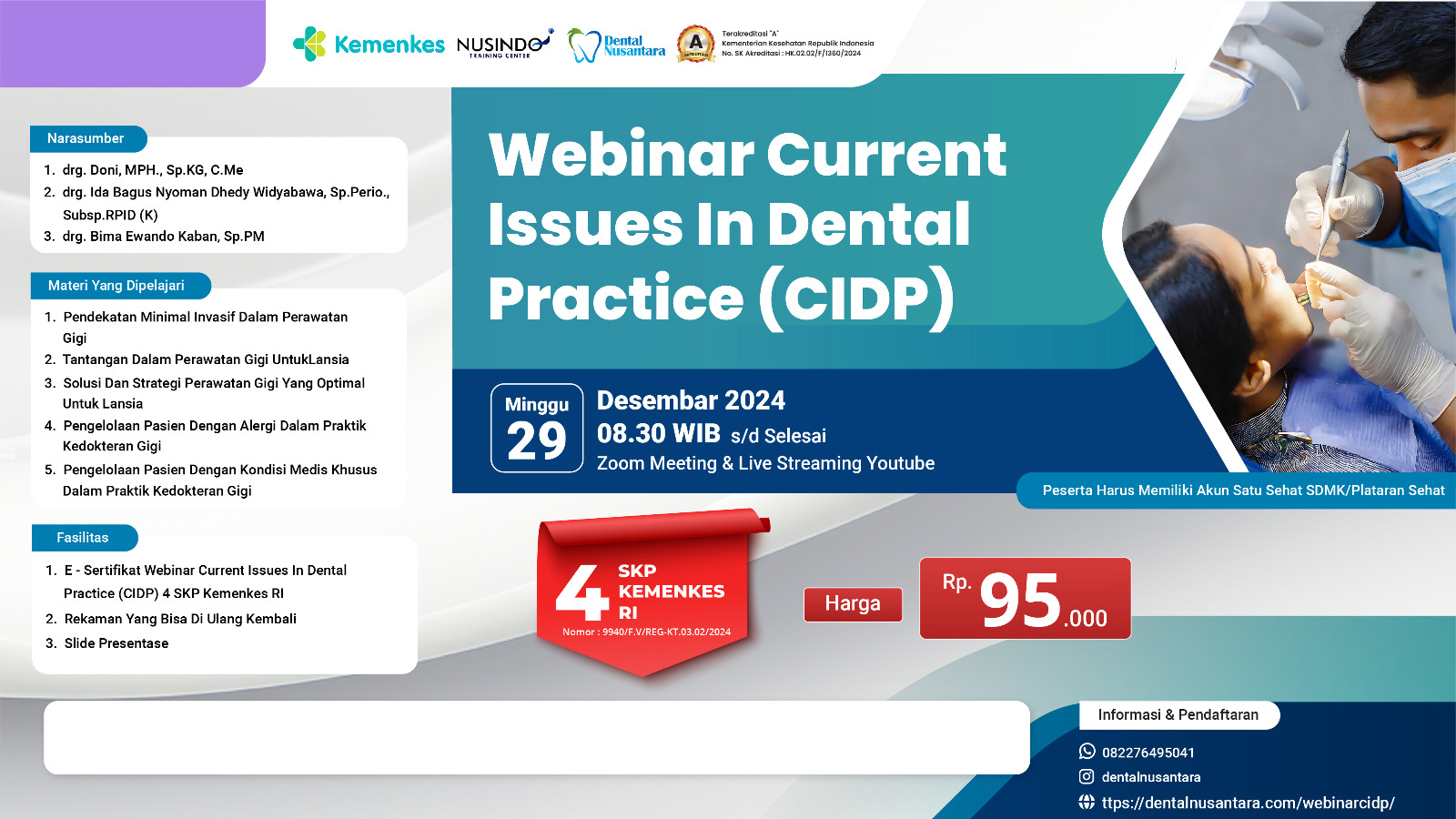 Webinar Current Issues in Dental Practice (CIDP)