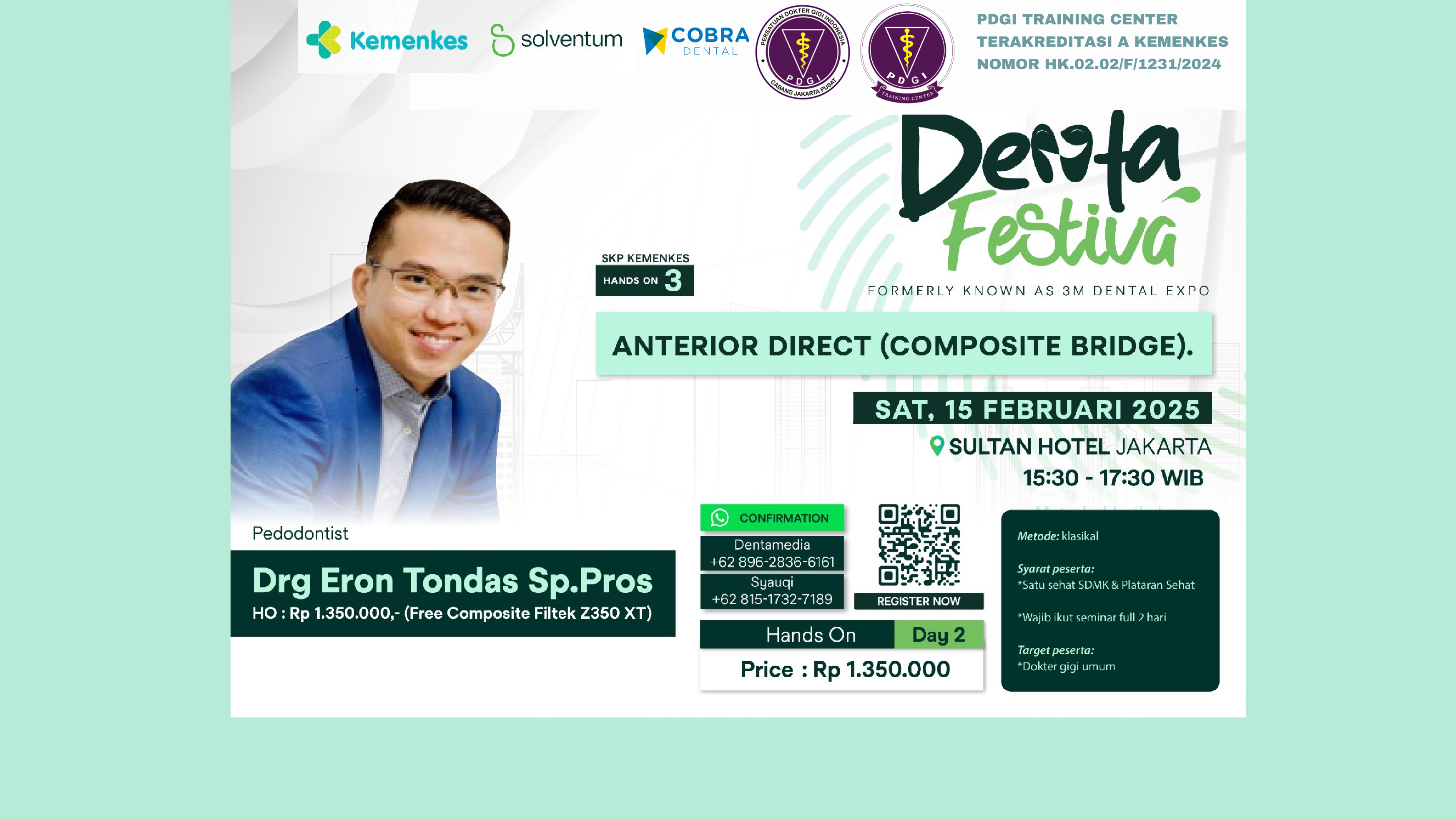 Denta Festiva Hands-on Anterior Direct (Composite Bridge)