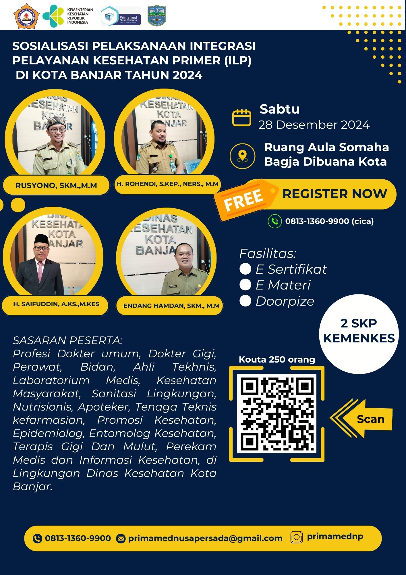  SOSIALISASI PELAKSANAAN INTEGRASI PELAYANAN KESEHATAN PRIMER (ILP) DI KOTA BANJAR TAHUN 2024