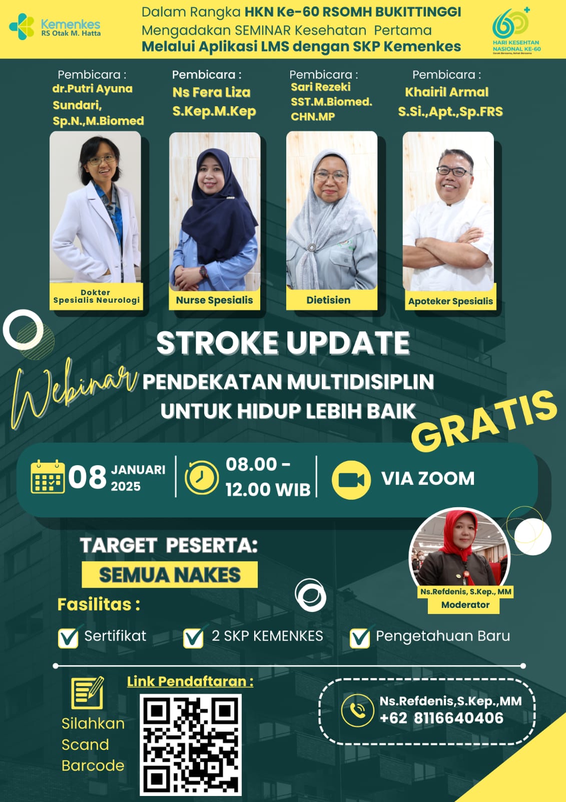 SEMINAR PENANGANAN STROKE BAGI PETUGAS MEDIS