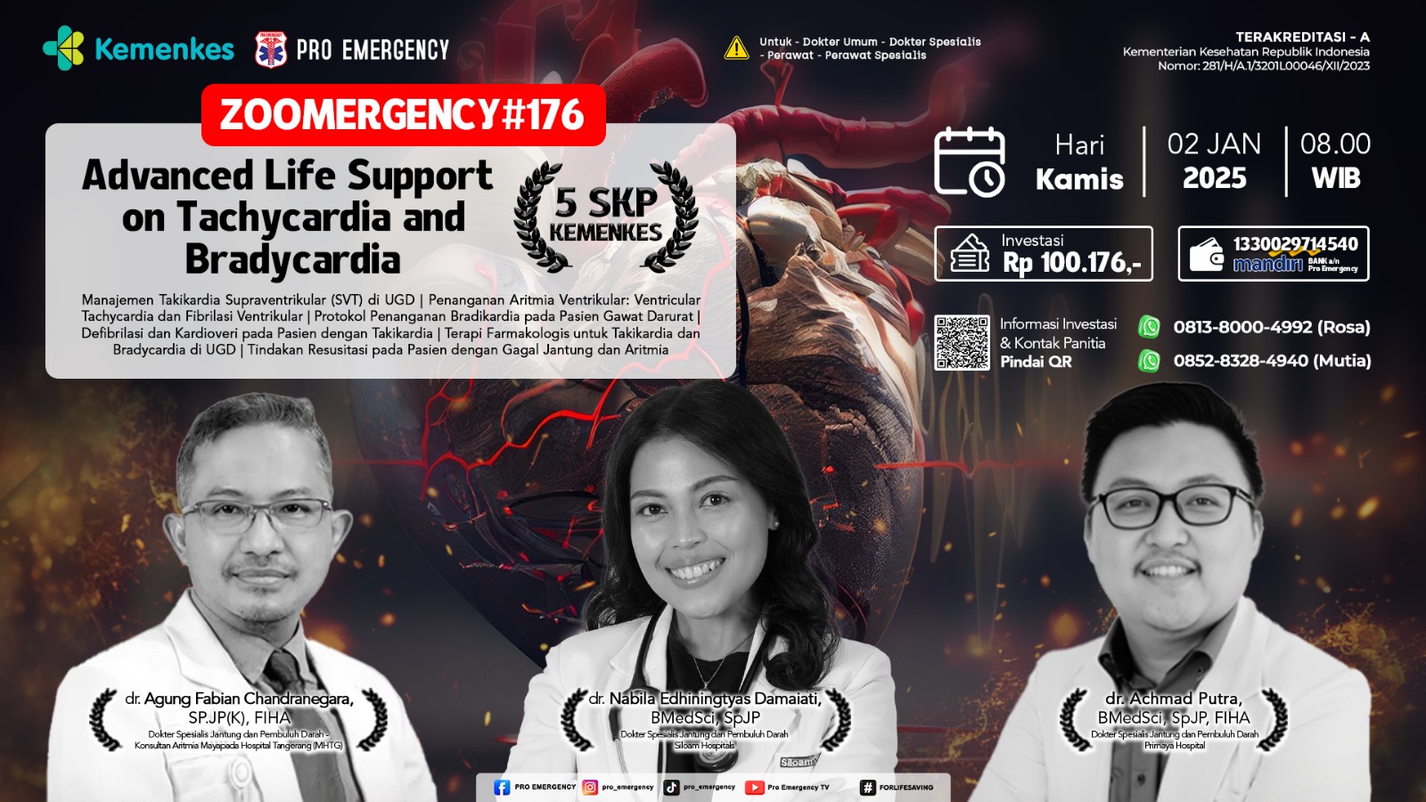 Webinar Advanced Life Support on Tachycardia and Bradycardia