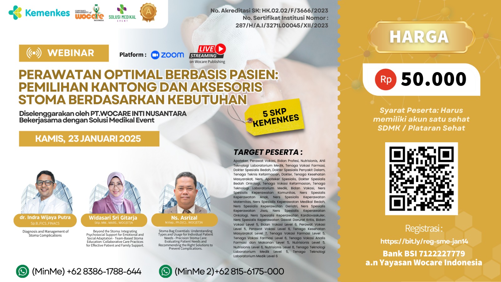 SME20 - PERAWATAN OPTIMAL BERBASIS PASIEN PEMILIHAN KANTONG DAN AKSESORIS STOMATA BERDASARKAN KEBUTUHAN